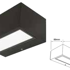 HLED-370/N tecnolite Arbotante exterior led 9w 4000K