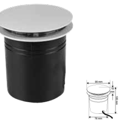 HLED-940/1W/30/S tecnolite Lampara led empotrable a suelo 1w